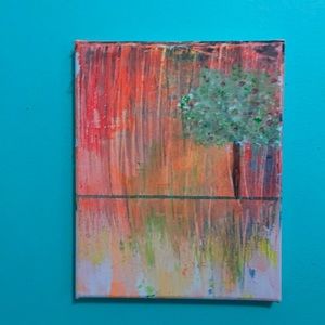 Abstract tree painting